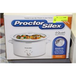 PROCTOR SILEX 4 QT SLOW COOKER