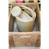 Image 1 : VINTAGE CRATE WITH WATERING CAN