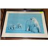 Image 1 : POLAR BEAR WITH CUBS LIMITED EDITION PRINT