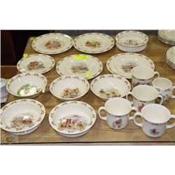 COLLECTION OF ROYAL DOULTON BUNNYKINS BOWLS CUPS