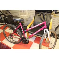 ALL TERRAIN LADIESPINK 15 SPEED MOUNTAIN BIKE