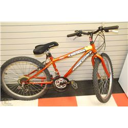 SUPERCYCLE 5C 1800 ORANGE 18 SPEED MOUNTAIN BIKE