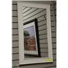 Image 1 : WOODEN FRAMED WHITE MIRROR