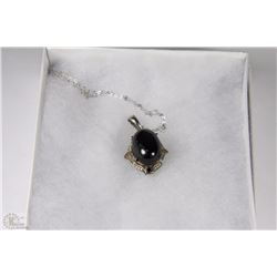 INDIAN BLACK STAR DIOPSIDE,THAI BLACK SPINEL &