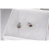 Image 1 : BLACK DIAMOND AND DIAMOND STUD EARRINGS