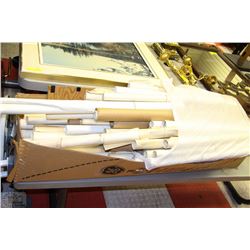 BOX OF 1920-50'S HUNTING MAPS OF ALBERTA