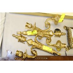 BRASS CANDLE HOLDERS