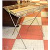 Image 1 : IRON & BAMBOO FOLD UP TABLE/TRAY