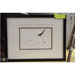 NATIVE CANADIAN BENJAMIN CHEE CHEE SIGNED&FRAMED