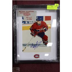 MATHIEU SCHNEIDER  GUARANTEED AUTHENTIC AUTOGRAPH