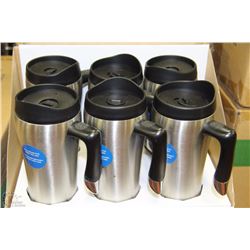 CASE OF SIX 16OZ INSULATED  TO GO CUPS  X4