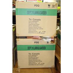 CASE OF  24 COPPER TOP SOLAR GARDEN LIGHTS X2