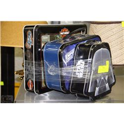 3 COLLECTOR LUNCH BOXES INCL.HARLEY DAVIDSON,
