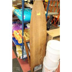VINTAGE IRONING BOARD SOLID WOOD