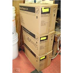 CASE OF 8 INSULATED CUPS WITH STRAWS X3