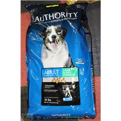 AUTHORITY LAMB AND RICE FORMULA  ADULT 34LBS