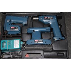 CORDLESS TOOL SET 7.2 VOLT JIG SAW, FINISHING