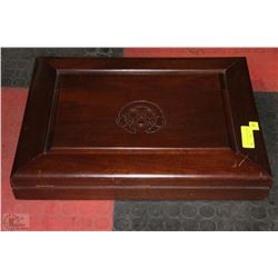 LARGE WOODEN DISPLAY CASE