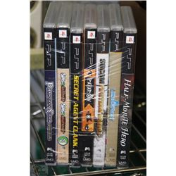 BUNDLE OF 7 PSP GAMES