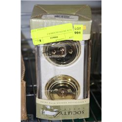 NEW BRASS DEADBOLT