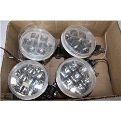 NEW SET OF 4 LED AUTOMOTIVE DITCH LIGHTS