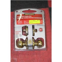 NEW DEFIANT KEYED ENTRY COMBO PACK
