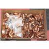 Image 1 : BOX FULL OF NEW COPPER FITTINGS - ELBOWS,