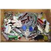 Image 1 : BOX OF STAINED GLASS INCLUDING ANGELS,FLOWERS &