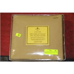 NEW QUEEN DUVET COVER SET 1500 THREAD COUNT 100%