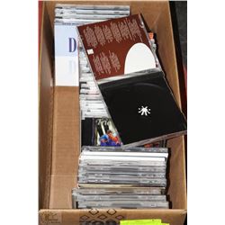 BOX OF CD'S INCLUDING BRYAN ADAMS, INXS, ZEPPELIN,