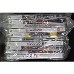 LOT OF 10 XBOX 360 GAMES INCLUDING RESIDENT EVIL,