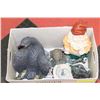 Image 1 : BOX OF ASSORTED GARDEN ORNAMENTS