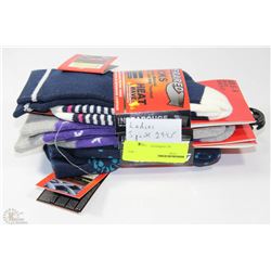 3PK LADIES HEAT WAVE SOCKS