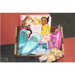 LOT OF DISNEY PRINCESS DRESS UP, CINDERELLA DOLL