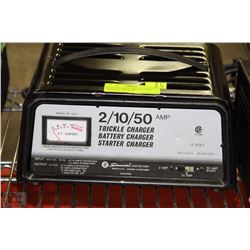 SCHUMACHER 50 AMP BATTERY CHARGER, STARTER