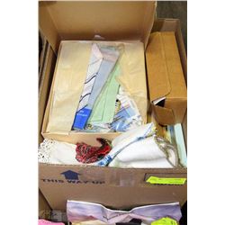 ESTATE BOX OF TAPESTRIES