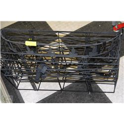 SET OF 4 RAILING PLANTERS