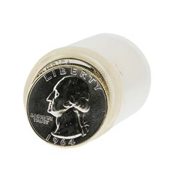 Roll of (40) 1964-P Brilliant Uncirculated Washington Quarters