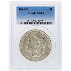 1884-O $1 Morgan Silver Dollar PCGS Graded MS63