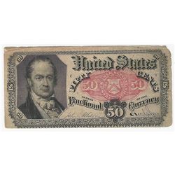March 3, 1863 Fifty Cent Fifth Issue Fractional Note