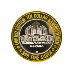 Westward Hotel Las Vegas $10 Casino Gaming Token .999 Silver Limited Edition