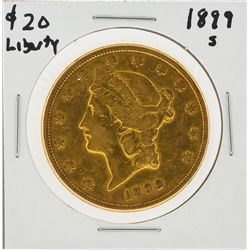 1899-S $20 Liberty Head Double Eagle Gold Coin