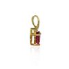 Image 3 : 10KT Yellow Gold 0.35ct Ruby and Diamond Pendant