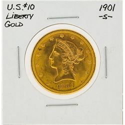 1901-S $10 Liberty Head Gold Coin