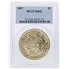 Image 1 : 1887 $1 Morgan Silver Dollar PCGS Graded MS62