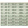 Image 4 : Rare 1981 $1 Uncut Sheet with Mismatch Serial Error