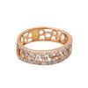 Image 2 : 14KT Rose Gold 0.50ctw Diamond Ring