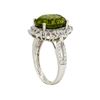 Image 4 : 18KT White Gold  6.52ct Tourmaline and Diamond Ring
