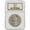 Image 1 : 1887 $1 Morgan Silver Dollar NGC Graded MS63