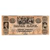 Image 1 : 1800s $20 Canal Bank New Orleans, LA Obsolete Bank Note